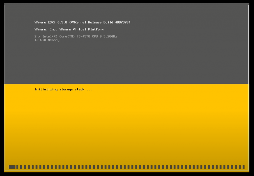 صفحات لودینگ VMware ESXi 6.5