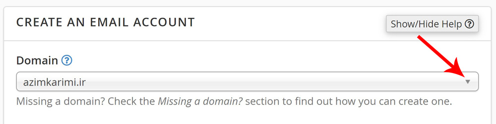 set domain
