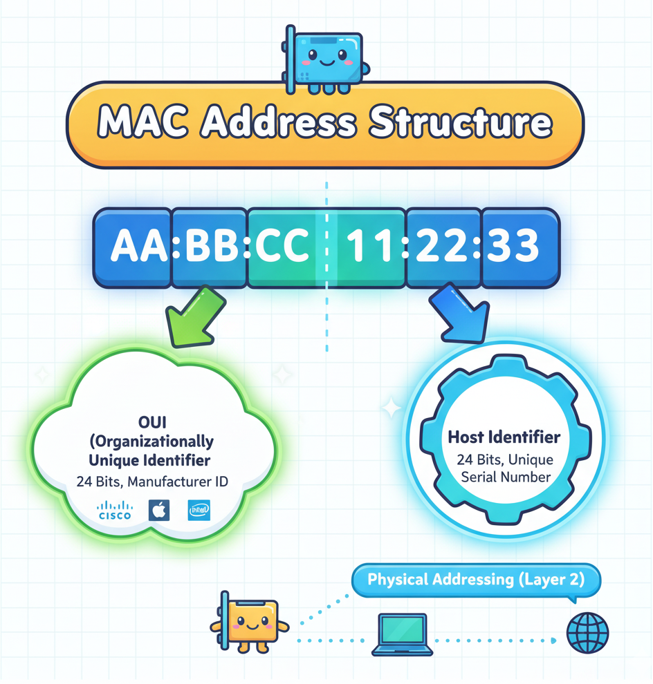 anatomy-of-ip-address-and-mac-address-MAC Address Structure