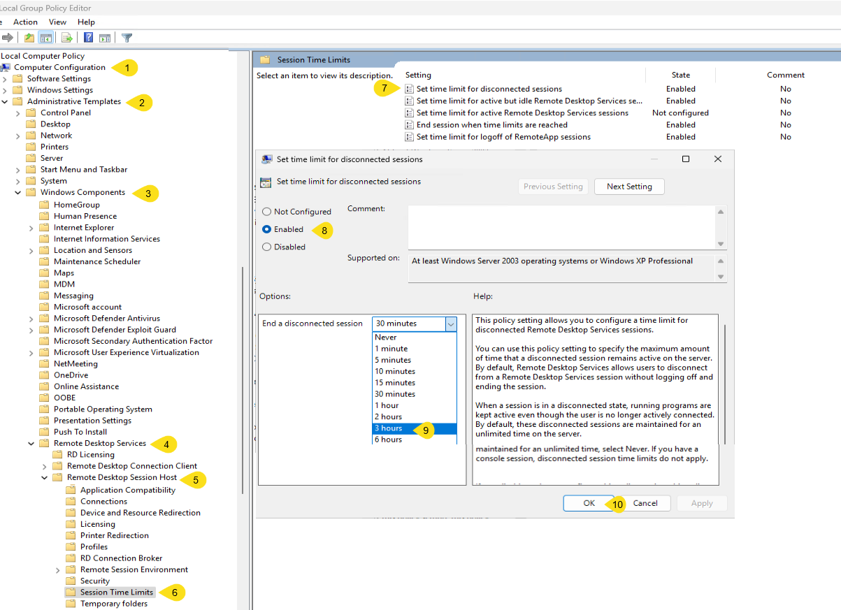 remote-desktop-sesseion-Session Time Limits