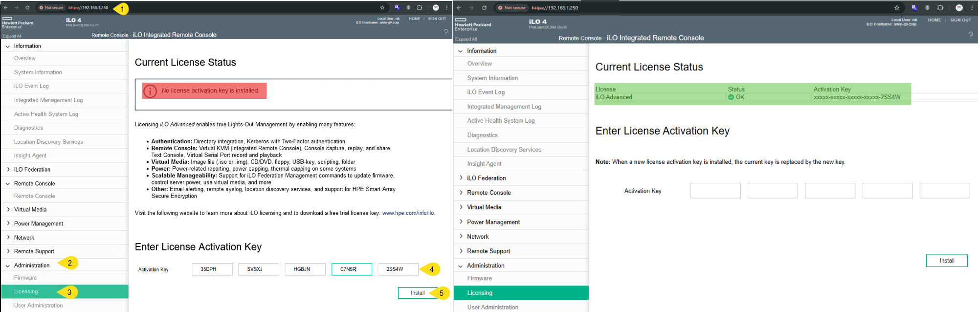 configuration-ilo-in-hpe-servers-License