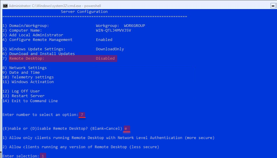 hyper-v-configuration-with-cmd-Remote Desktop