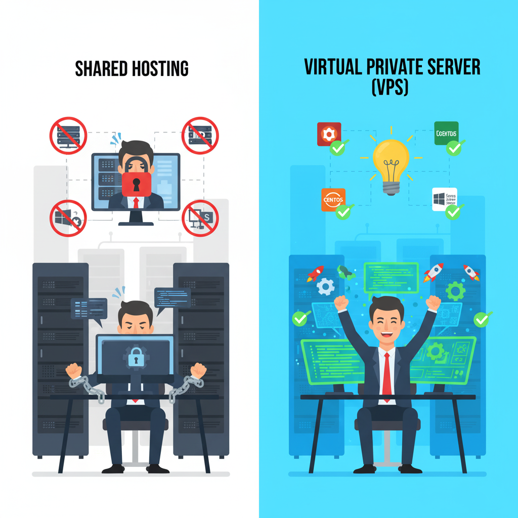 VPS vs Shared Host-1