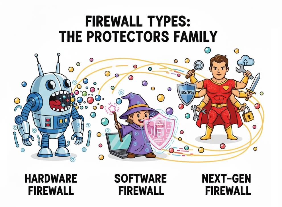 firewall-کلید-امنیت-شبکه-شما-فایروال، دروازه بان شبکه، امنیت سایبری، حفاظت از داده ها