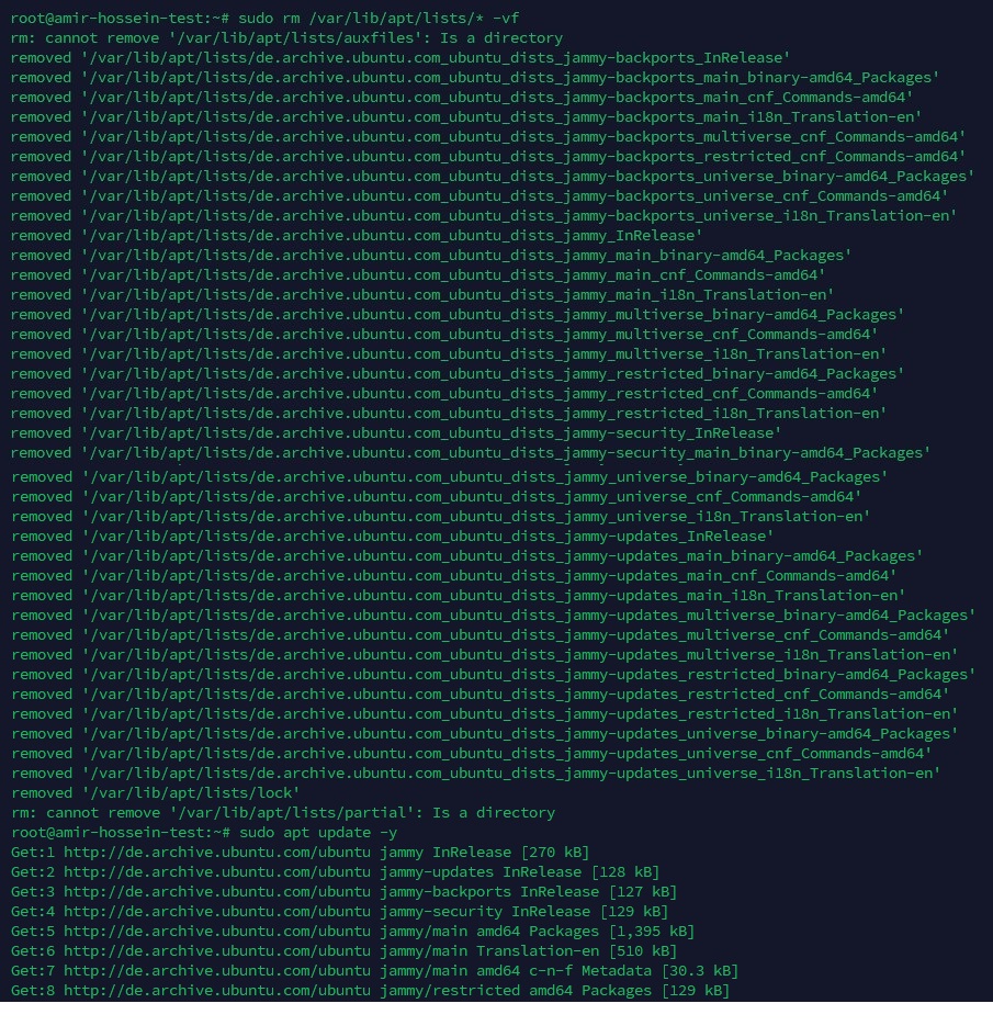 ubuntu-vps-iran_error-APT Update-Upgrade Failed