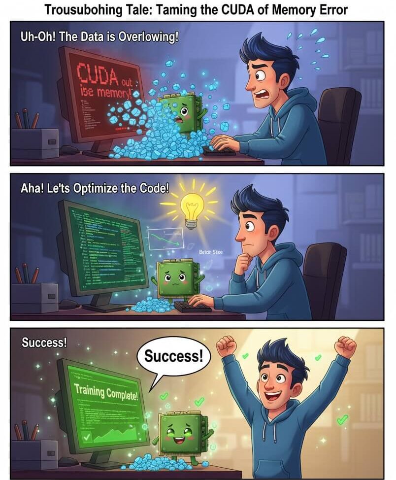 buy-gpu-vps-iran-ai-rendering-cover-Troubleshooting Tale Taming the CUDA Out of Memory Error