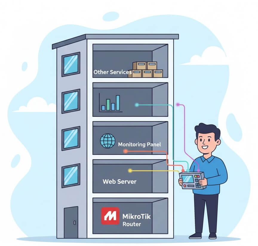 How-to-install-mikrotik-docker-ubuntu-cover Containerization Run Multiple Services on One Server with Docker