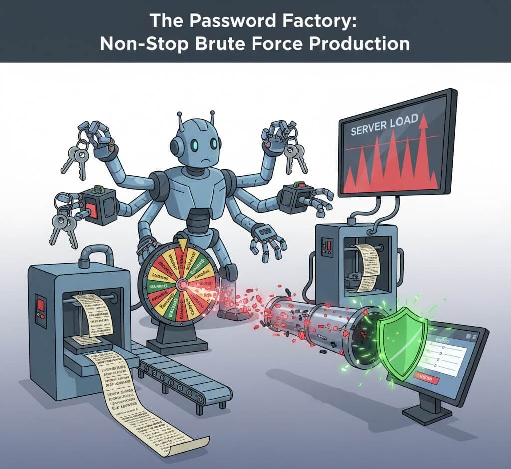 The Automated Onslaught: A Robot's Failed Attempt