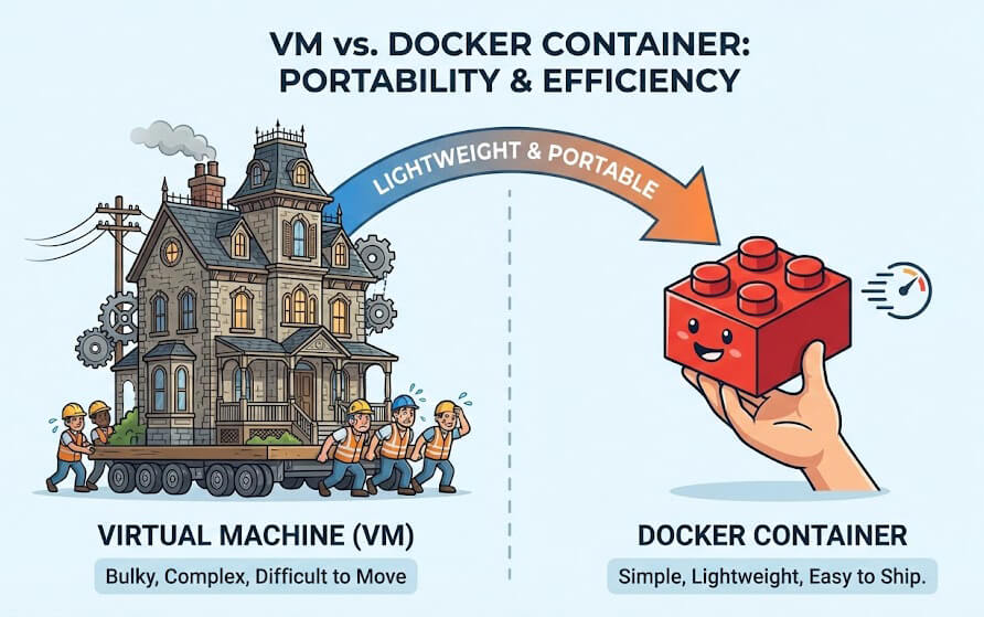 docker-iran-installation-guide-docker-vs-vm-container-comparison-cartoon